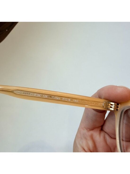 Oliver Peoples Follies OV5194 Brown Tortoise Cream Eyeglasses 51mm main image 6